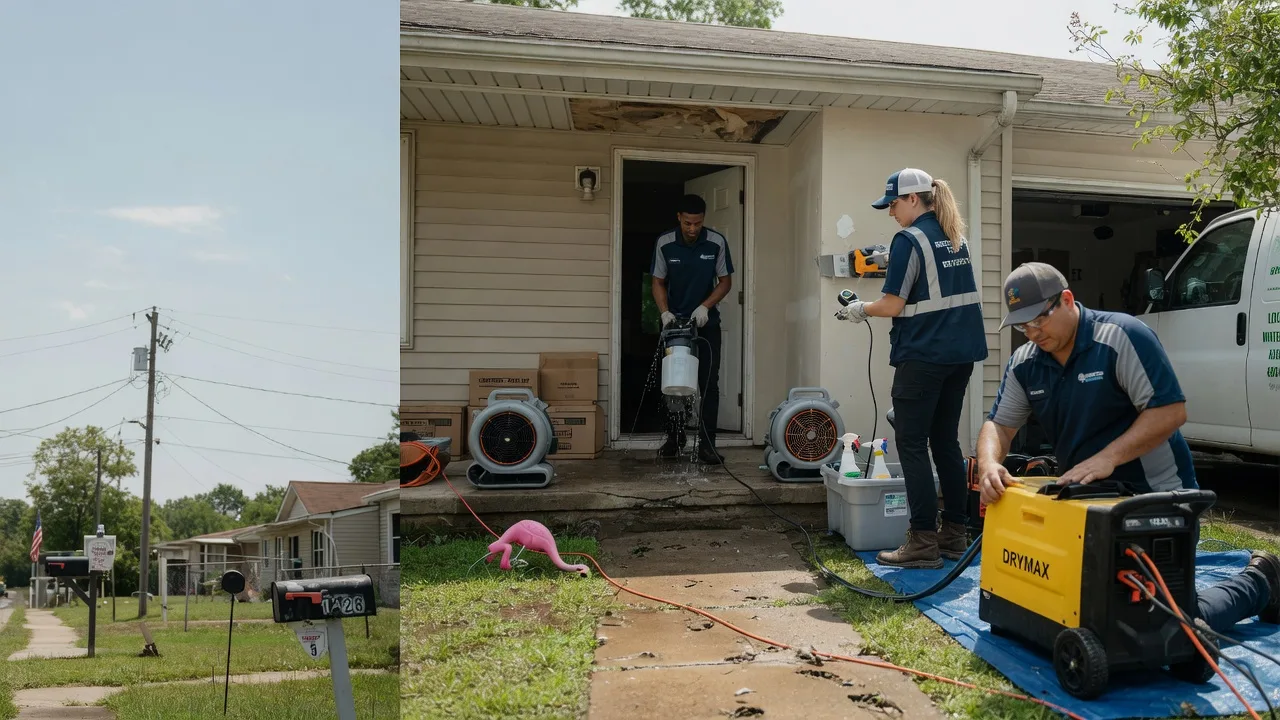 Storm Damage Water Removal in Cottonport, LA near me